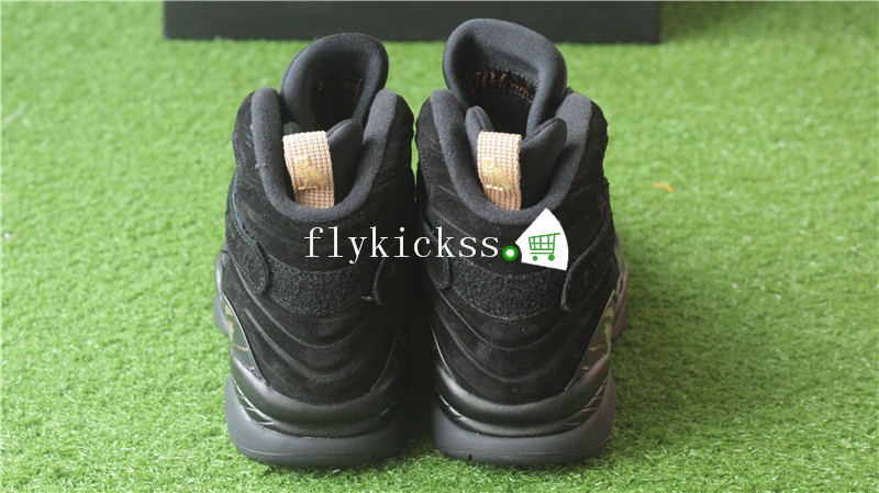 Authentic Air Jordan 8 Retro OVO Black